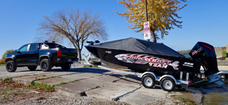 Boat trailering